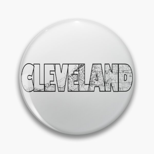 Item preview, Cleveland, Ohio Street Map designed and sold by thestreetslocal.