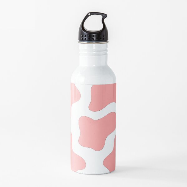 strawberry cow print Water Bottle