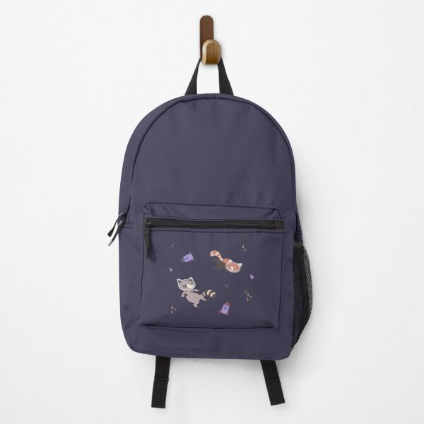 Item preview, Cute Astronaut Raccoon and Red Panda Rocket Space Pattern designed and sold by yellowpomelo.