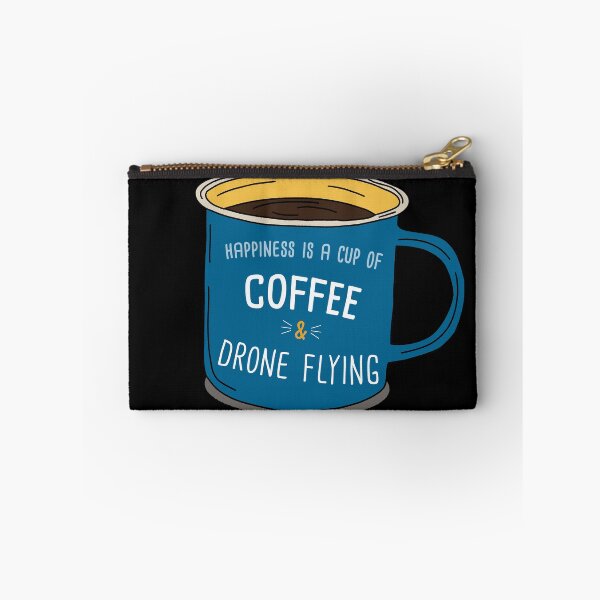 Item preview, Drone Flying & Coffee is happiness designed and sold by orlumbuspirate.