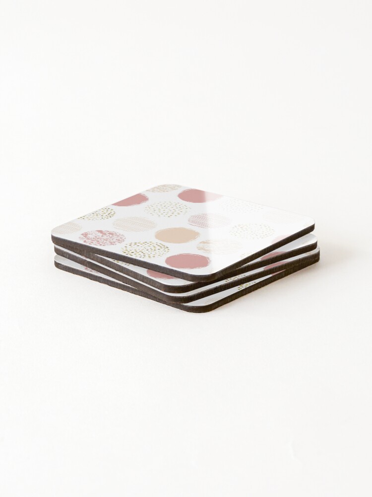 Thumbnail 4 of 5, Coasters (Set of 4), Circular Patterns designed and sold by mischellero.
