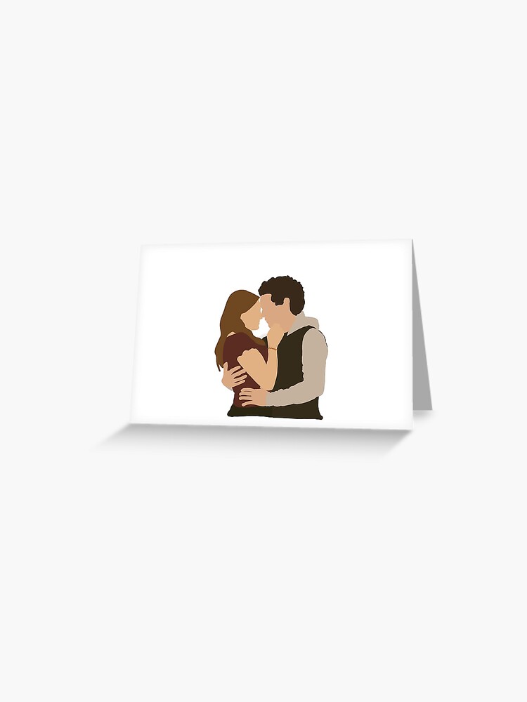 Alaric and Jo wedding Greeting Card for Sale by crystalguo