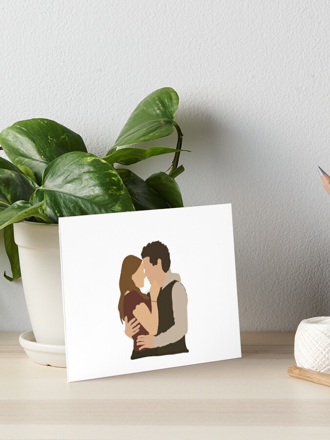 Alaric and Jo wedding Greeting Card for Sale by crystalguo