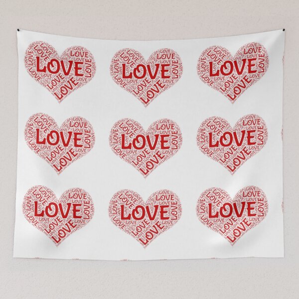 Item preview, Red love Hearts inside Heart friendship day designed and sold by bhavyaarts.