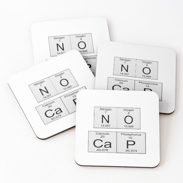 Item preview, No Cap (Periodic Elements) designed and sold by KLJDesigns.
