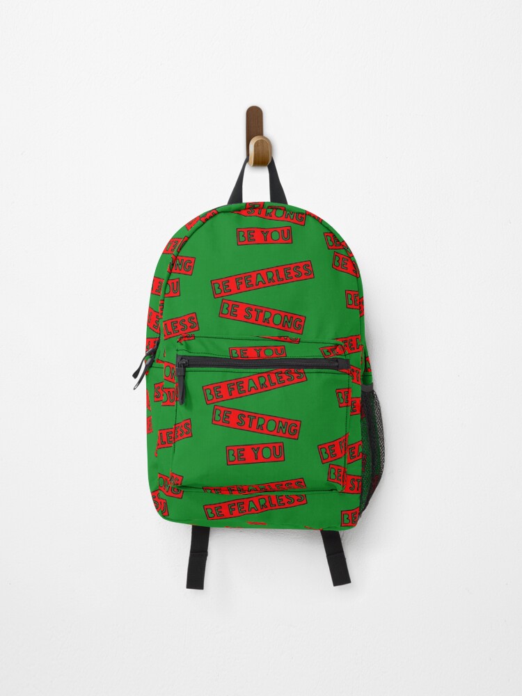 Thumbnail 1 of 3, Backpack, Text designed and sold by naksh26.
