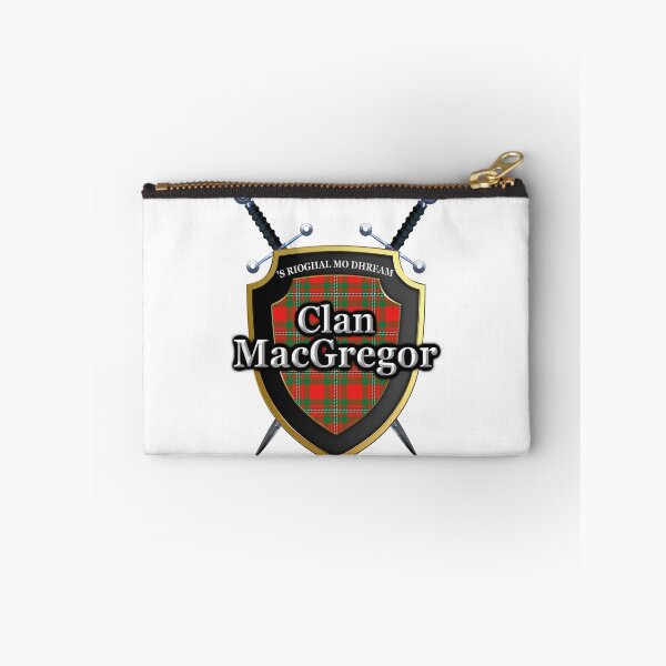 Item preview, Clan Gregor MacGregor Tartan Shield & Swords designed and sold by ScotsMountain.