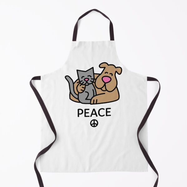 Item preview, Peace Dog Cat Hug Feline Canine Lover Funny Novelty graphic designed and sold by nikkidawn74.