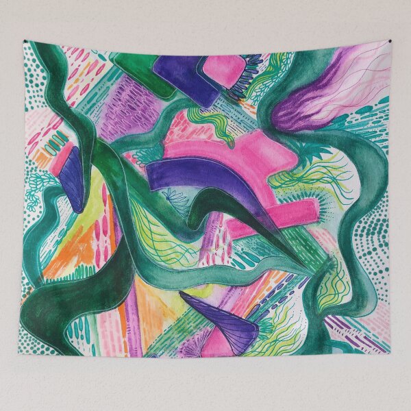 Item preview, watercolor abstract  designed and sold by Lois Gardiner.