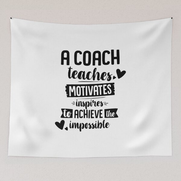 Item preview, A Coach Teaches Motivates Inspires To Achieve The Impossible product designed and sold by nikkidawn74.