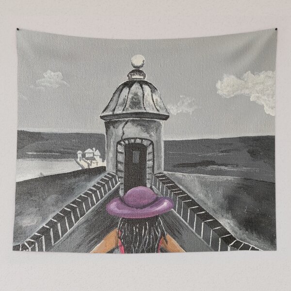Item preview, La Niña en la Garita designed and sold by Art-y-Son.