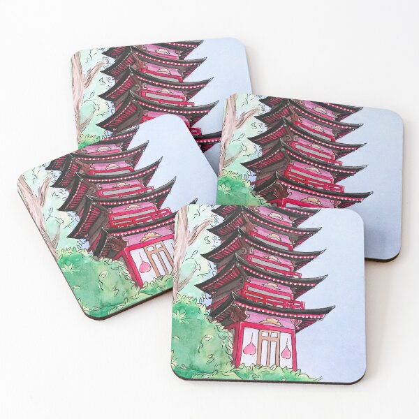 Item preview, Japanese Multi-Roofed Tower Building designed and sold by Lady-Lilac.