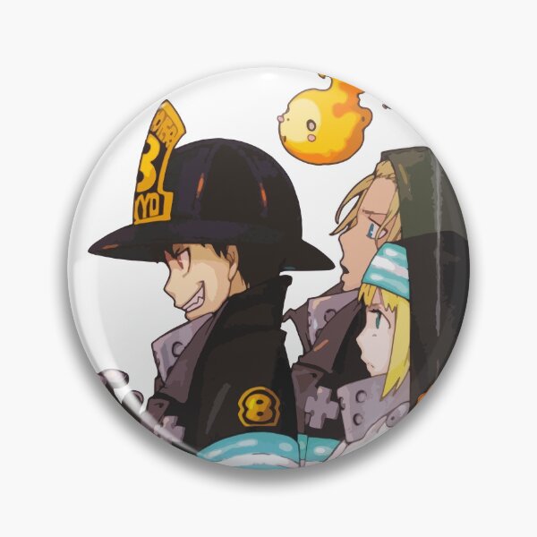 Fire Force Anime Art Pin