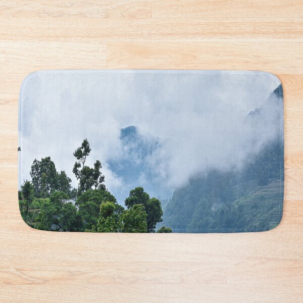 Item preview, Foggy blue mountain view designed and sold by Mariolangstieh.