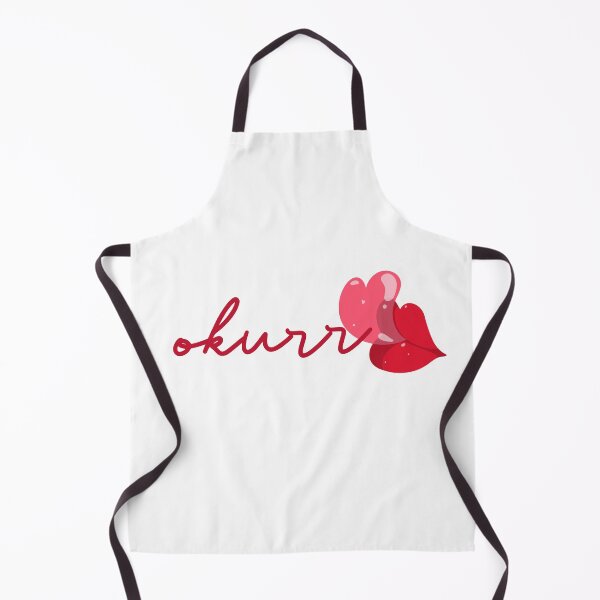 Item preview, okurr with red lips and pink heart designed and sold by Gee Creatives.