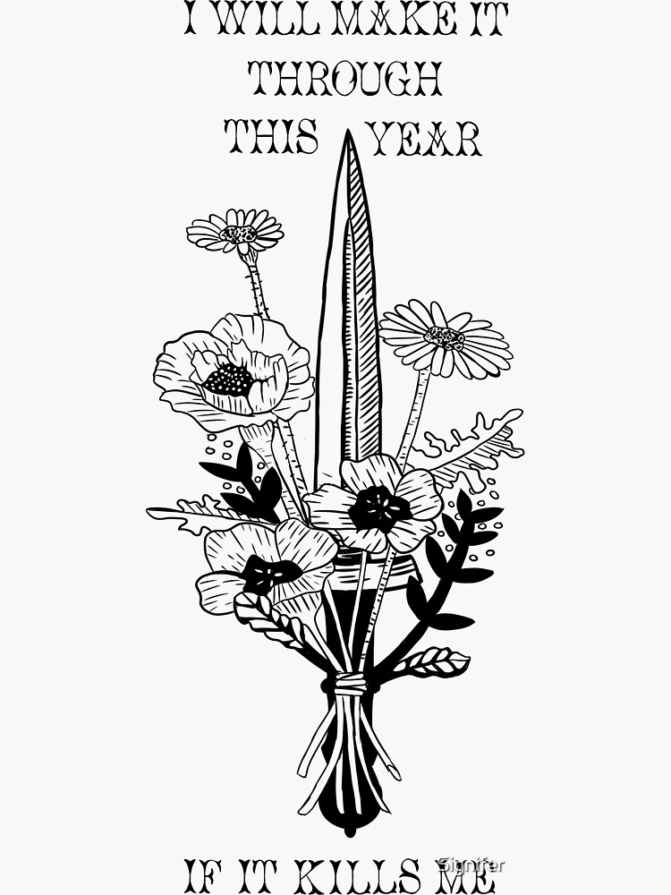 Thumbnail 3 of 3, Sticker, This Year designed and sold by Signifer.