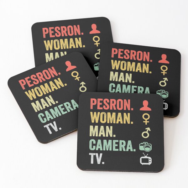 Item preview, Person Woman Man Camera Tv Anti Trump designed and sold by kader85.