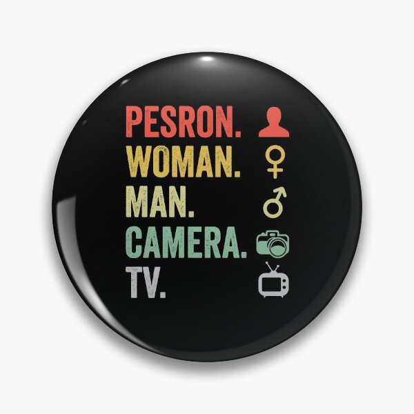 Item preview, Person Woman Man Camera Tv Anti Trump designed and sold by kader85.