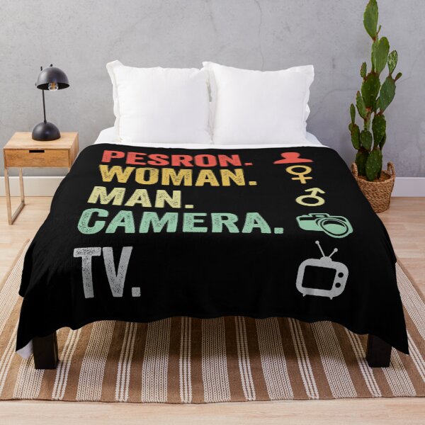 Item preview, Person Woman Man Camera Tv Anti Trump designed and sold by kader85.