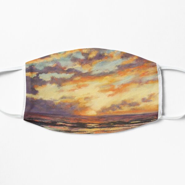 Sunrise - North Narrabeen rock pool Flat Mask