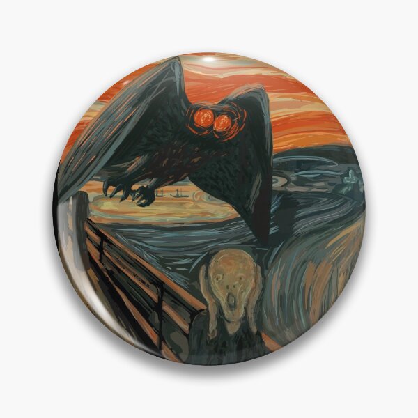 Item preview, Mothman Scream West Virginia WV Cryptid T-Shirt designed and sold by GetHoppedWV.