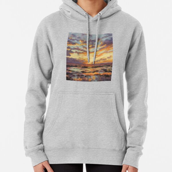 Sunrise - North Narrabeen rock pool Pullover Hoodie