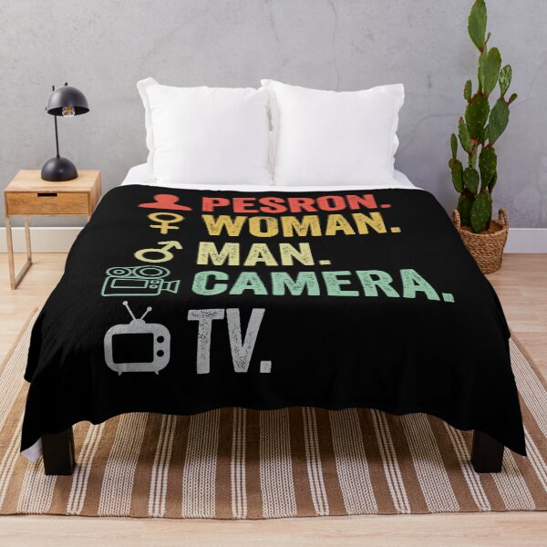 Item preview, Person Woman Man Camera Tv Anti Trump designed and sold by kader85.