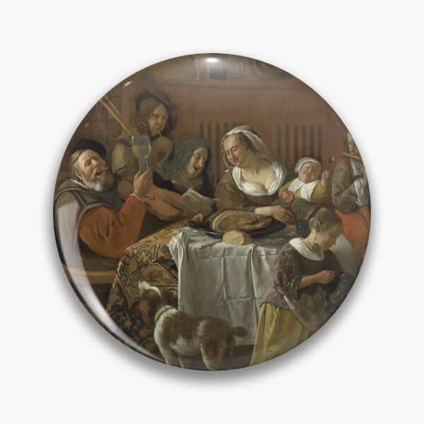 Item preview, Jan Havicksz. Steen- The Merry Family, 1668 designed and sold by artcenter.