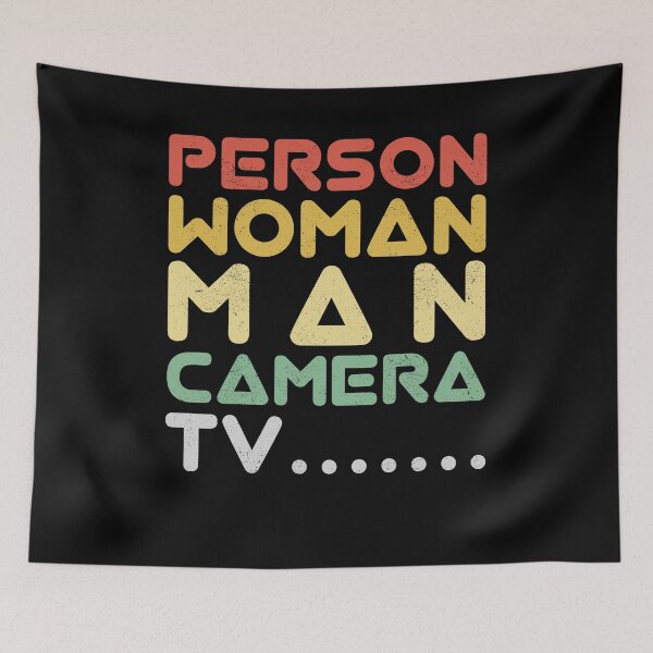 Item preview, Person Woman Man Camera Tv Anti Trump designed and sold by kader85.