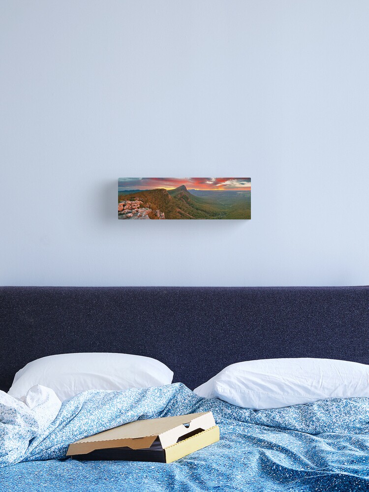 Thumbnail 2 of 3, Canvas Print, Dawn over Signal Peak, Grampians, Victoria, Australia designed and sold by Chockstone.