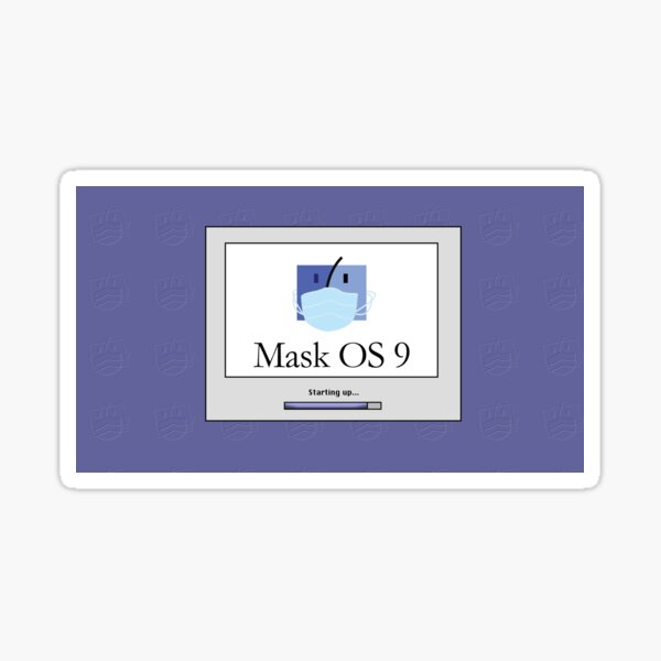 Item preview, Vintage 90s 'Mask OS 9' Operating System Parody designed and sold by tdlacct.