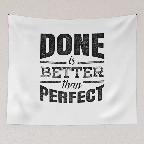 Item preview, Motivational Quote - Done Is Better Than Perfect  designed and sold by motivationaltee.