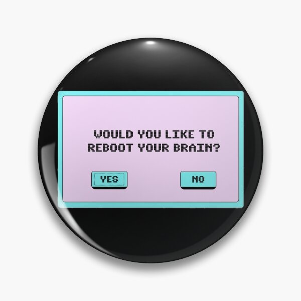 Item preview, Would You Like To Reboot Your Brain? designed and sold by RicePaste.
