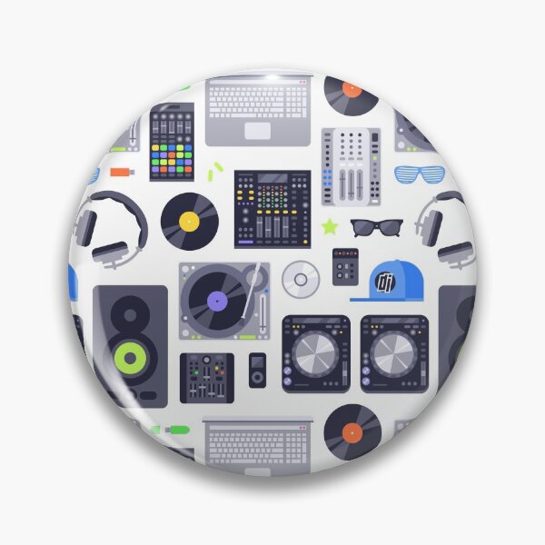 Item preview, Discjockey Pattern | DJ Music Vinyl Turntables designed and sold by anziehend.