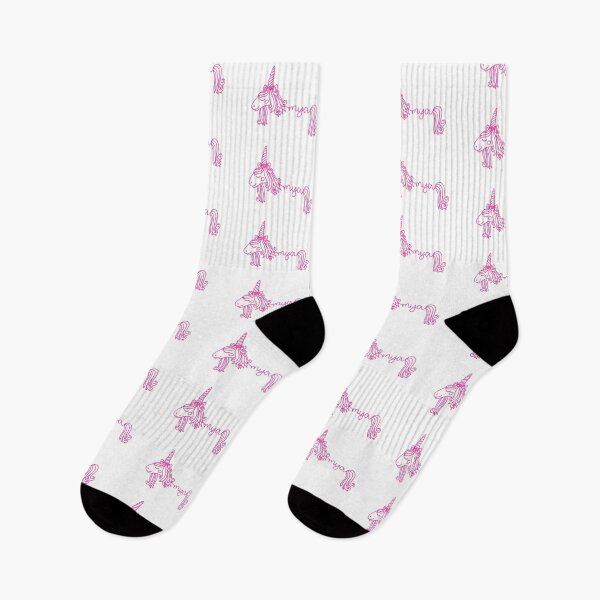 Item preview, Mya Pink Unicorn Personalized Girl Name designed and sold by JaneApril.