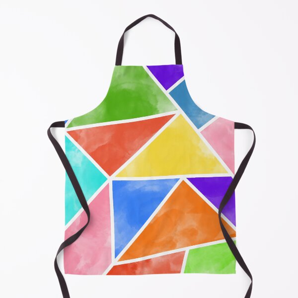 Item preview, Watercolor triangles rainbow mosaic designed and sold by NYXFN.