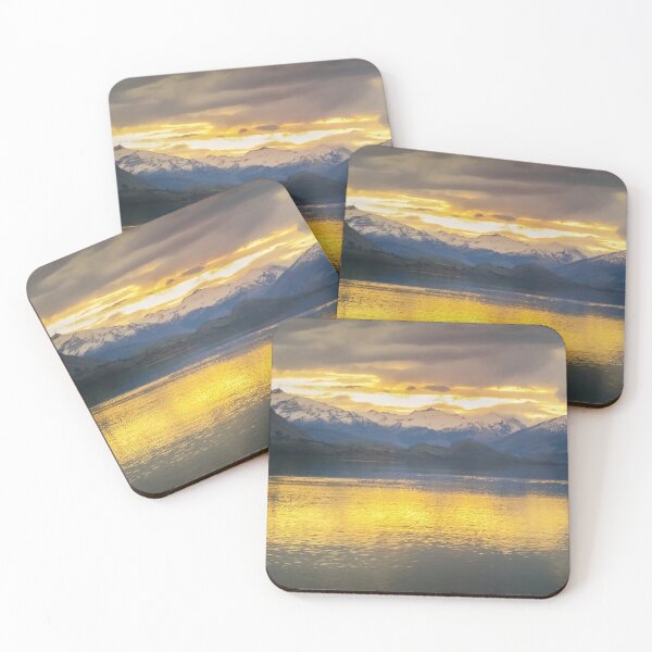 Item preview, Lake Hawea sunset reflection designed and sold by DVart-nz.