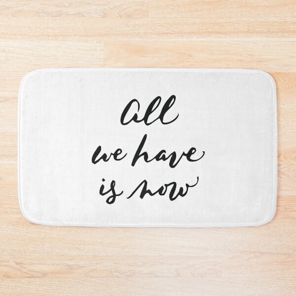 Item preview, All we have is now calligraphy quote designed and sold by heartofanna.
