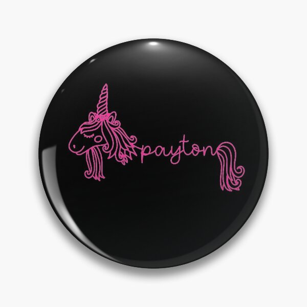 Item preview, Payton Pink Unicorn Personalized Girl Name designed and sold by JaneApril.