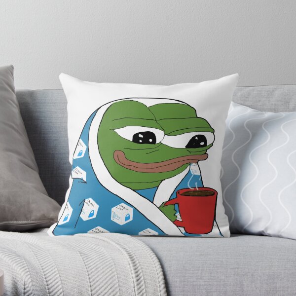 Comfy Link Marine - Chainlink Throw Pillow