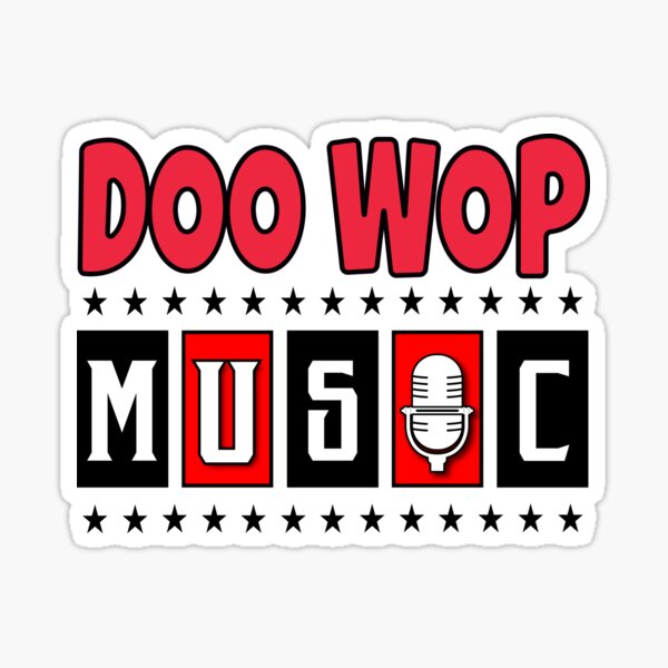Vista previa del artículo con la obra «Doo Wop 1950s Sock Hop Dance Party Rockabilly Vintage 50s Rock N Roll», diseñado y vendido por MemphisCenter.