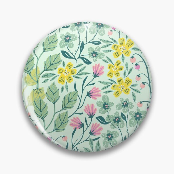 Item preview, Floral pattern stickers, Floral stickers set, Floral pattern mask, Floral pattern t-shirts designed and sold by quixoticmonkey.