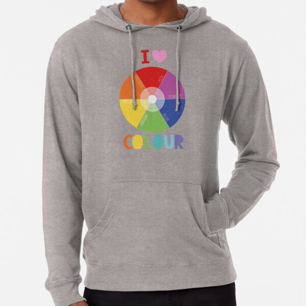 I love color colorwheel Lightweight Hoodie