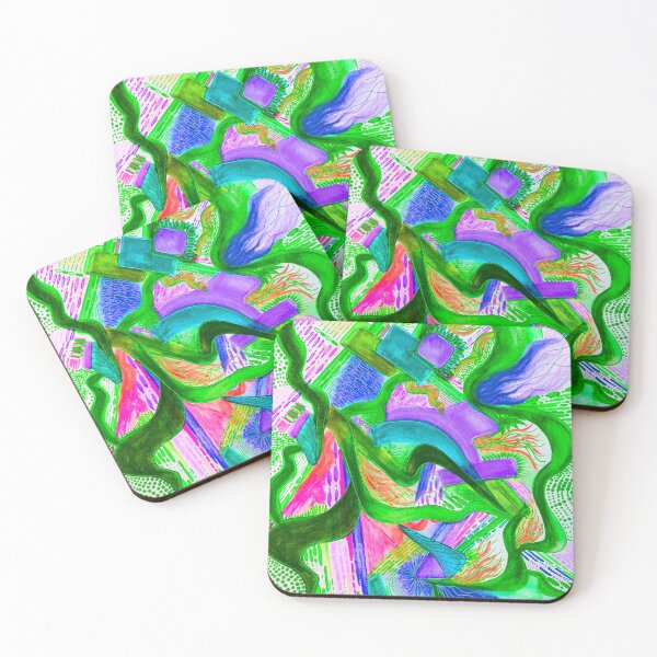 Item preview, Lime Watercolour Abstract  designed and sold by Lois Gardiner.