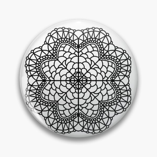 Item preview, Mermaid scale mandala designed and sold by Brittany Grbav.