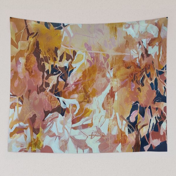 Item preview, Pink and Orange Botanica designed and sold by Bronwyn Barton.