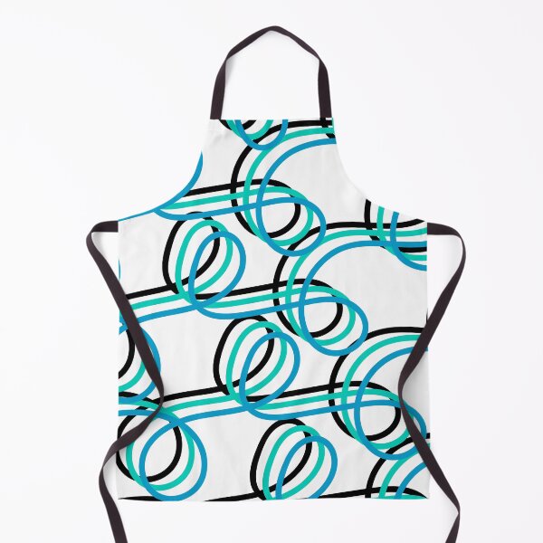 Item preview, Blue Curved Lines designed and sold by Relixuss.