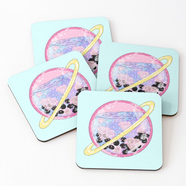 Item preview, Pink diamond boba planet designed and sold by shahdraws.