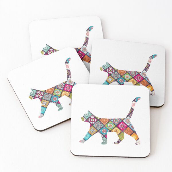 Item preview, Cute Mandala Pattern Cat designed and sold by CarlosAlberto.