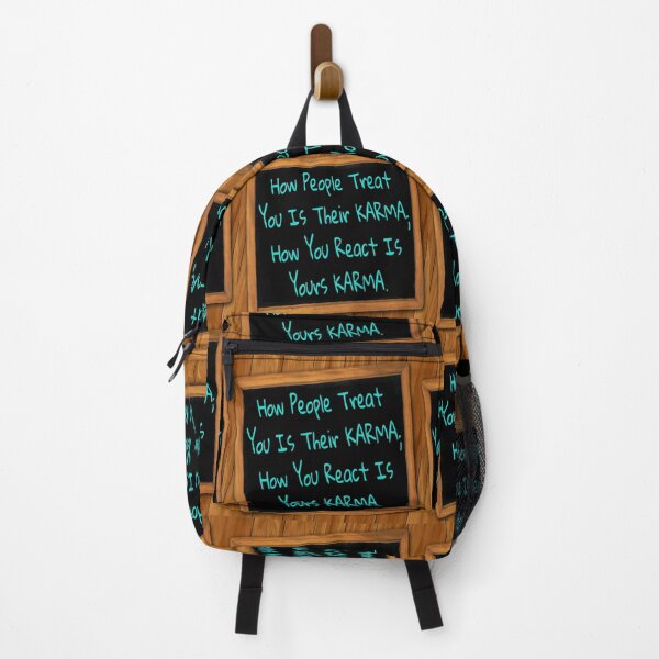 Item preview, Karma quote Wooden frame print  designed and sold by 59SHOP24.